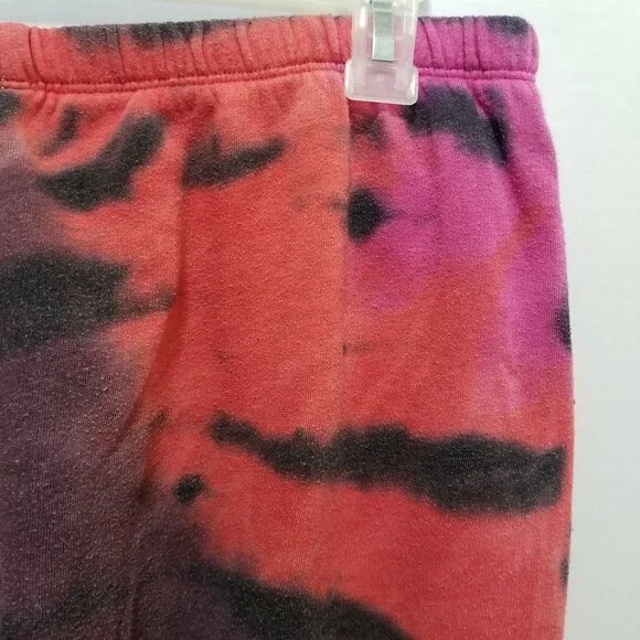Victoria's Secret PINK sweatpants Large Supernova Tie Dye script logo colorful - Picture 12 of 15